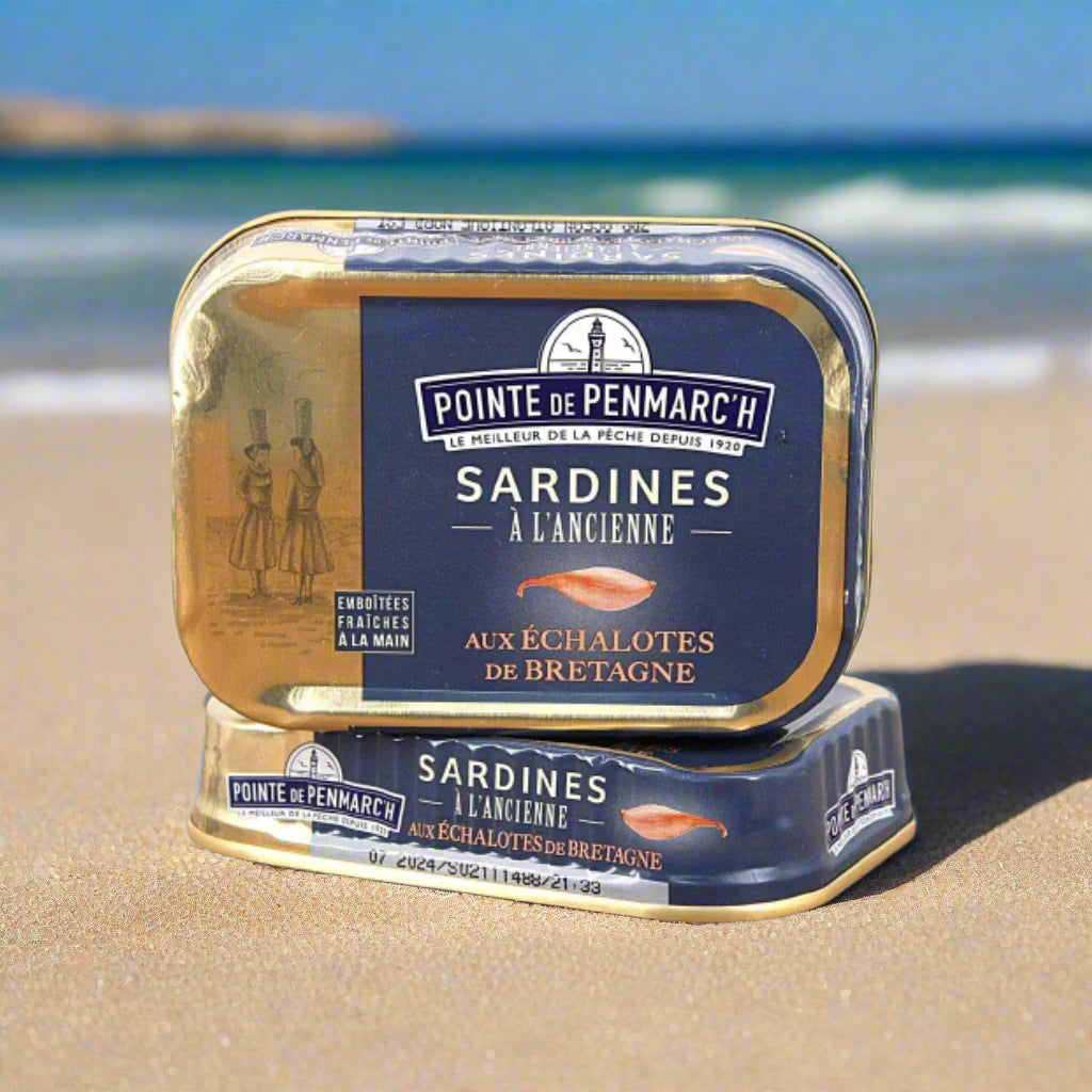 Sardinen in Olivenöl und Schalotten aus der Bretagne - La Pointe de Penmarc'h -  sardine.shop