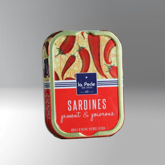 Sardinen mit Chili und Paprika - Perle des Dieux -  sardine.shop