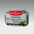Sardinen mit Thymian und Basilikum - sardine.shop