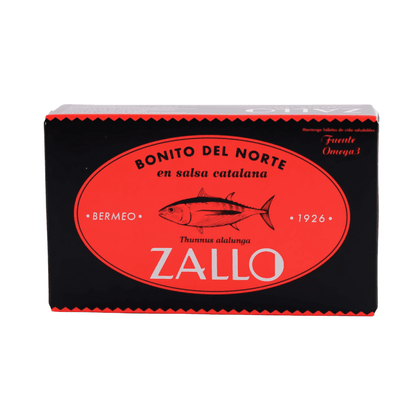 Zallo Conservas Fischkonserven Dose à 112 g Weisser Thunfisch in Sauce Catalana - Bonito del Norte Maitre Philippe et Filles