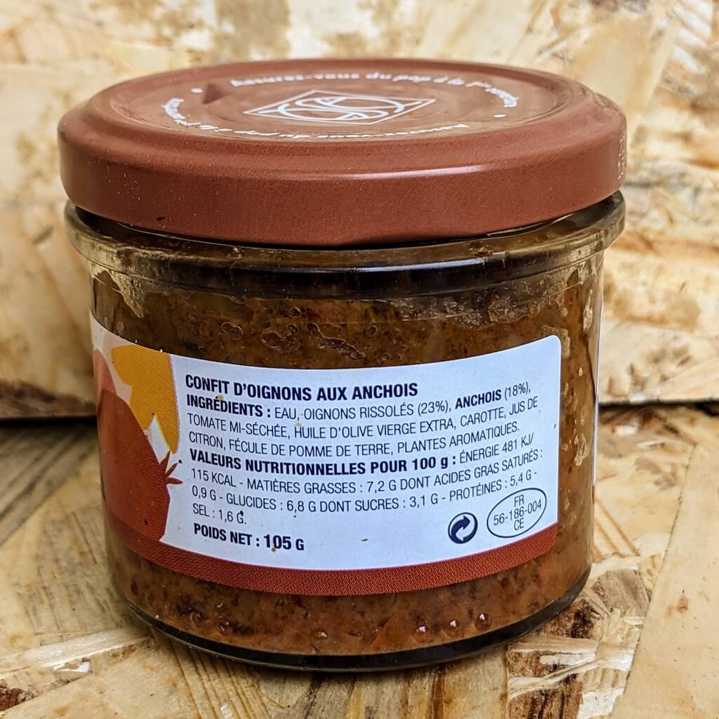 Zwiebelconfit mit Sardellen - Belle Iloise -  sardine.shop
